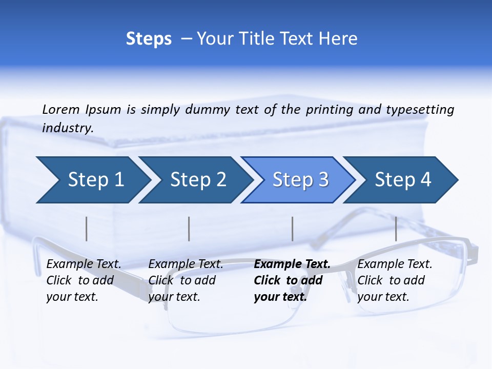 Close Spectacles Chinese PowerPoint Template