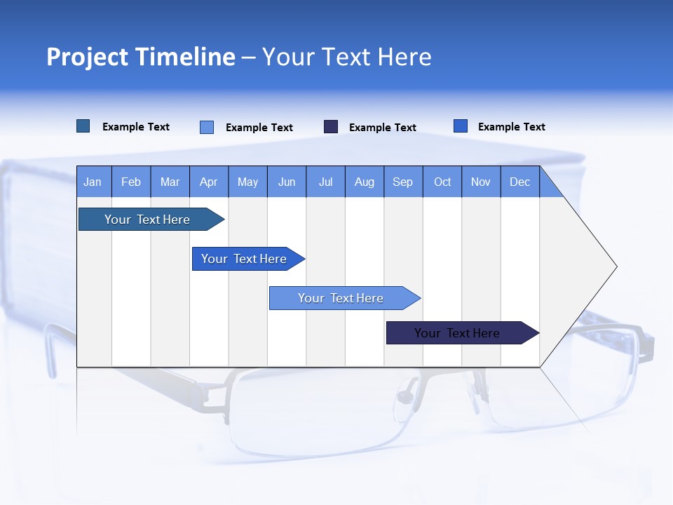 Close Spectacles Chinese PowerPoint Template