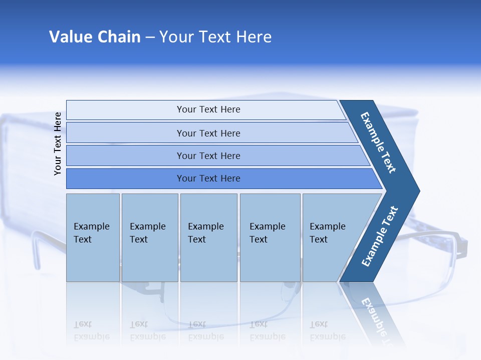 Close Spectacles Chinese PowerPoint Template