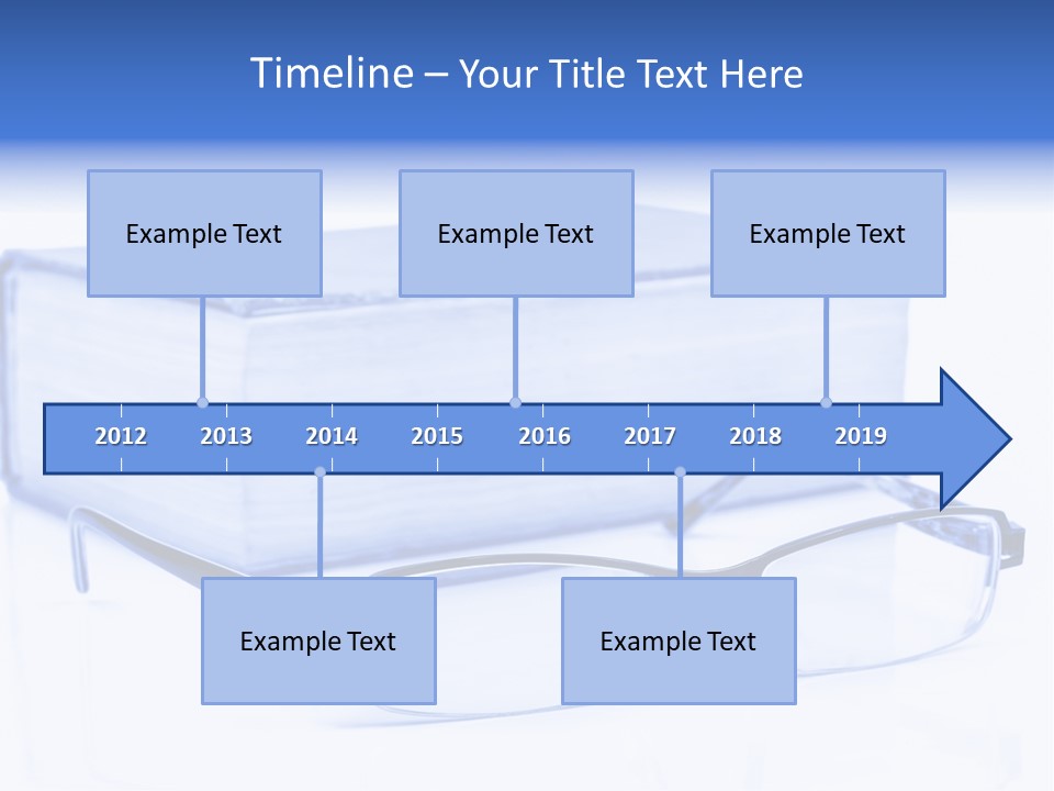 Close Spectacles Chinese PowerPoint Template