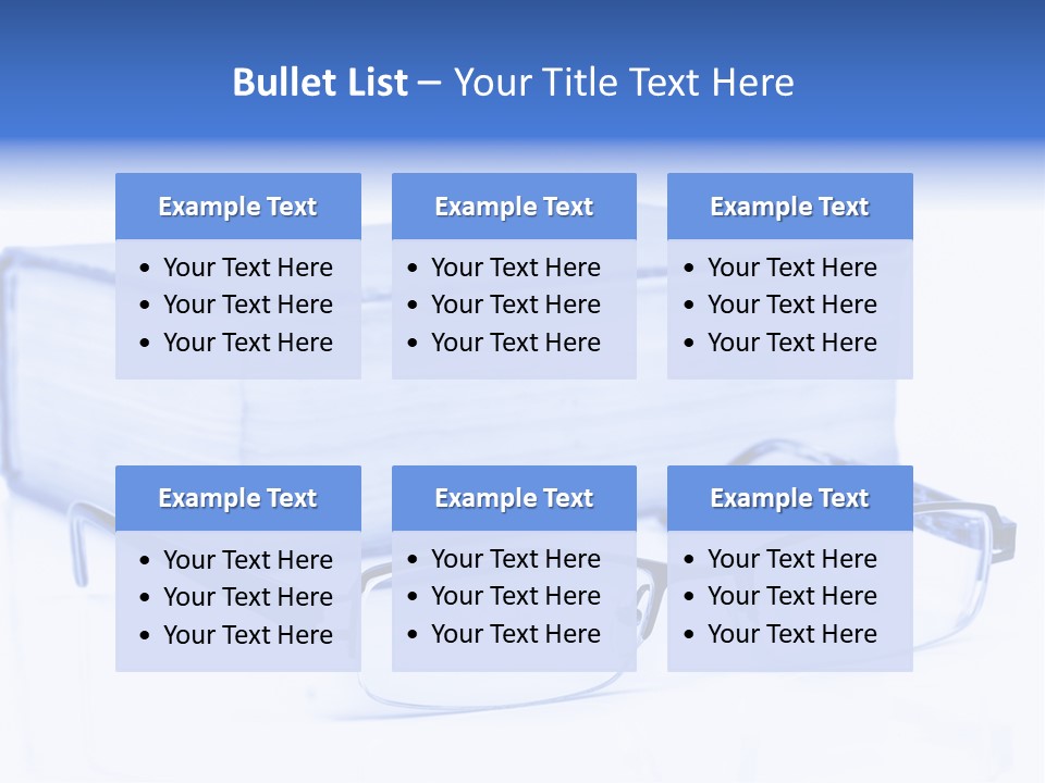 Close Spectacles Chinese PowerPoint Template