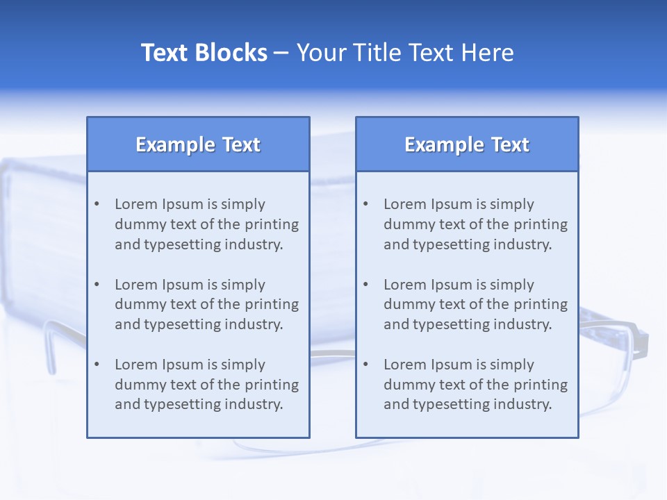 Close Spectacles Chinese PowerPoint Template