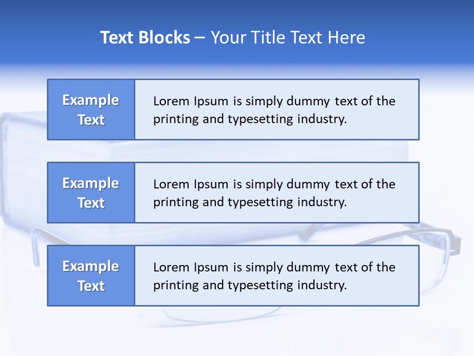 Close Spectacles Chinese PowerPoint Template