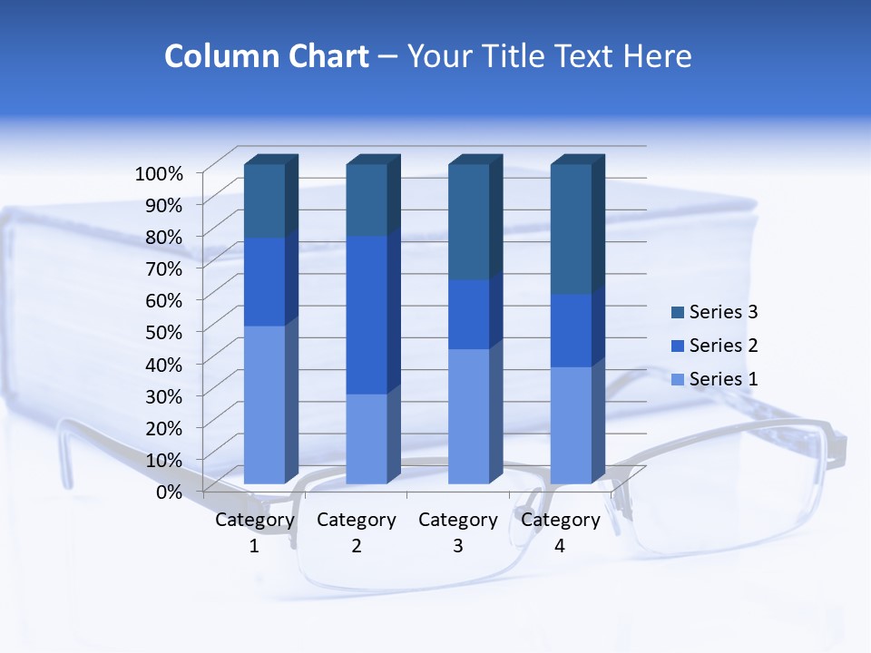 Close Spectacles Chinese PowerPoint Template