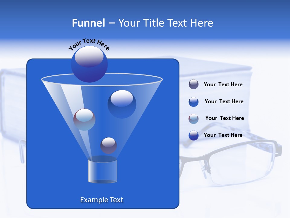 Close Spectacles Chinese PowerPoint Template