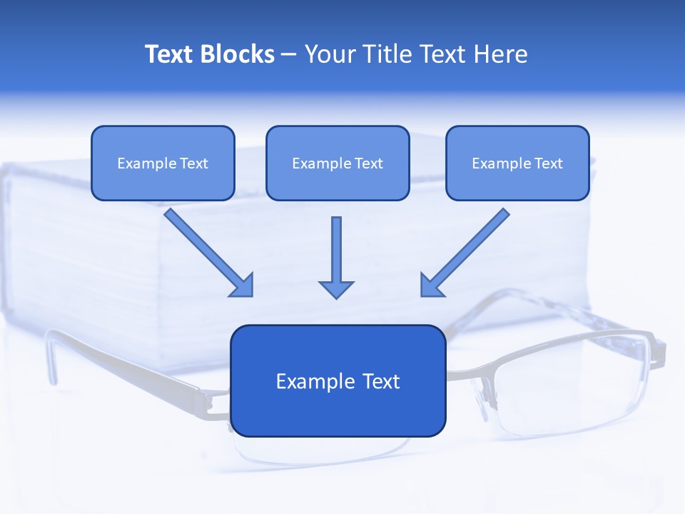 Close Spectacles Chinese PowerPoint Template