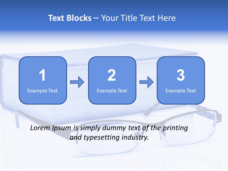 Close Spectacles Chinese PowerPoint Template
