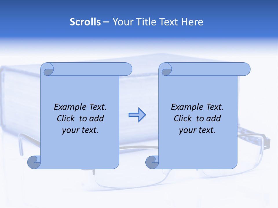 Close Spectacles Chinese PowerPoint Template