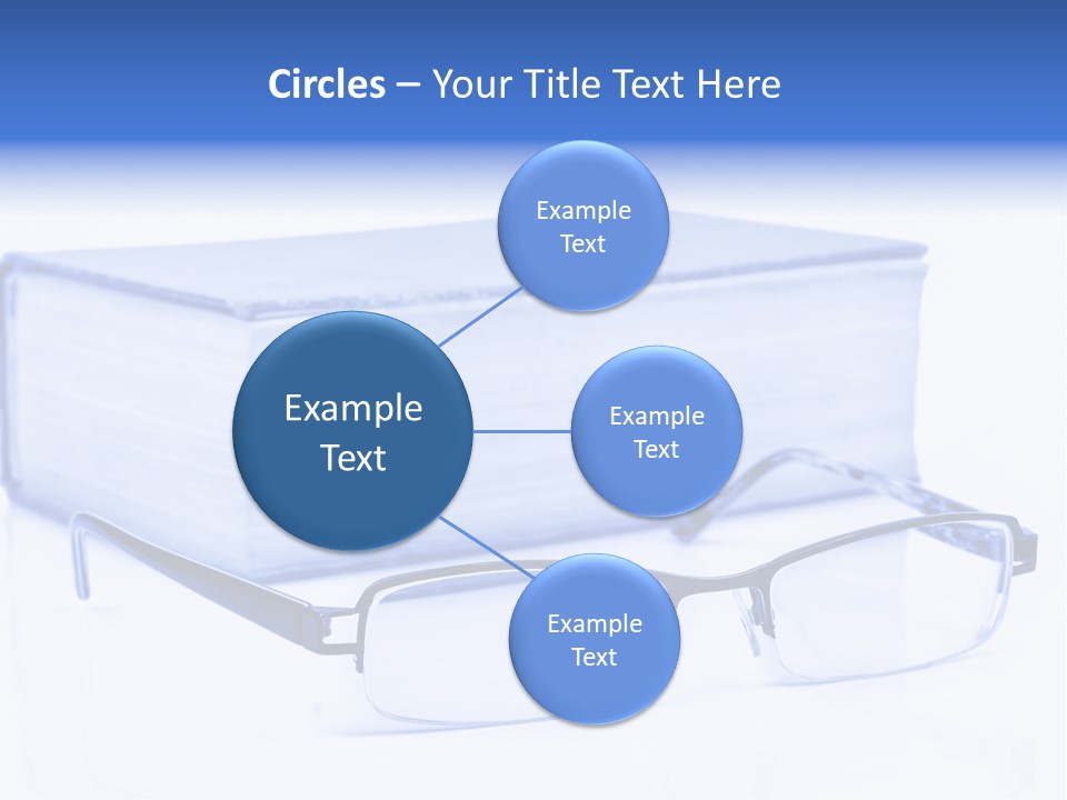 Close Spectacles Chinese PowerPoint Template