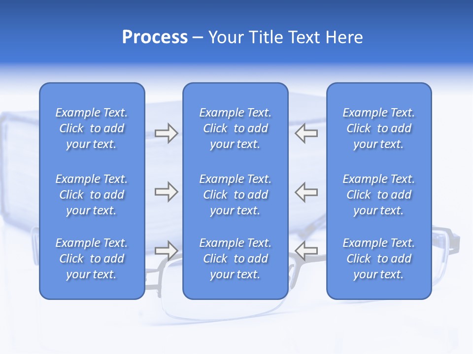 Close Spectacles Chinese PowerPoint Template