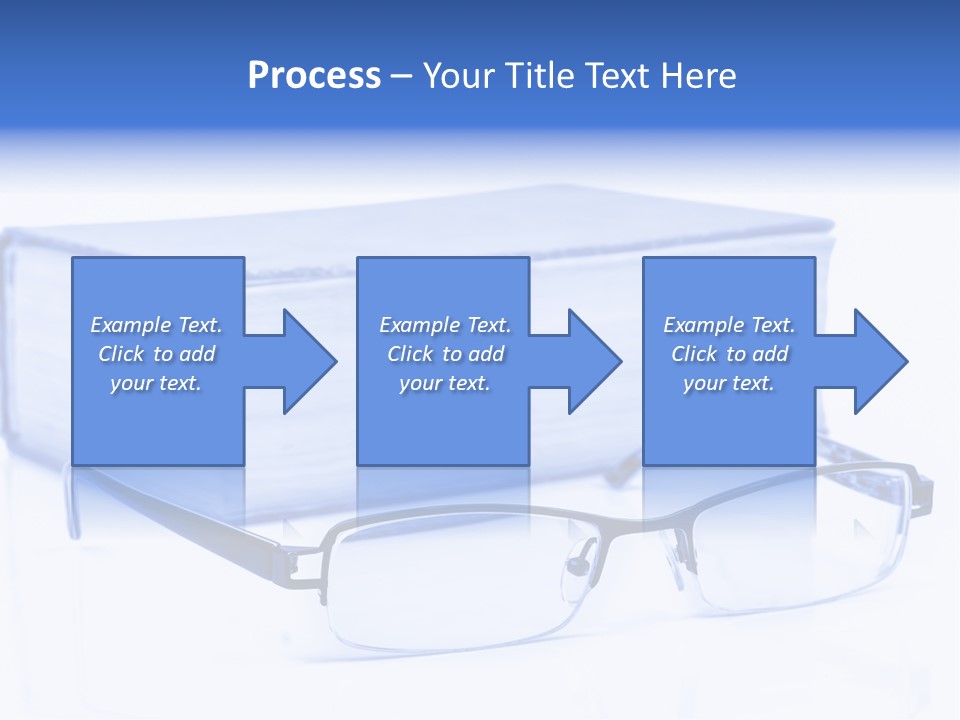 Close Spectacles Chinese PowerPoint Template