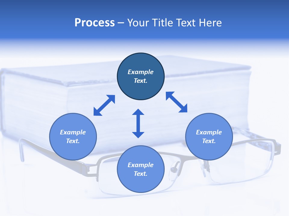 Close Spectacles Chinese PowerPoint Template