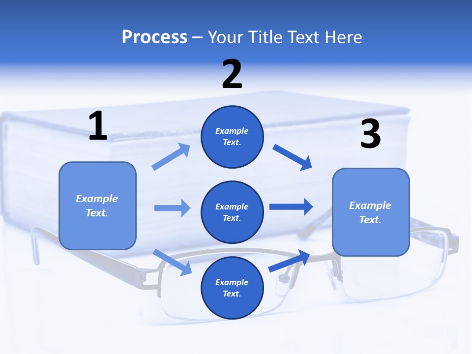 Close Spectacles Chinese PowerPoint Template