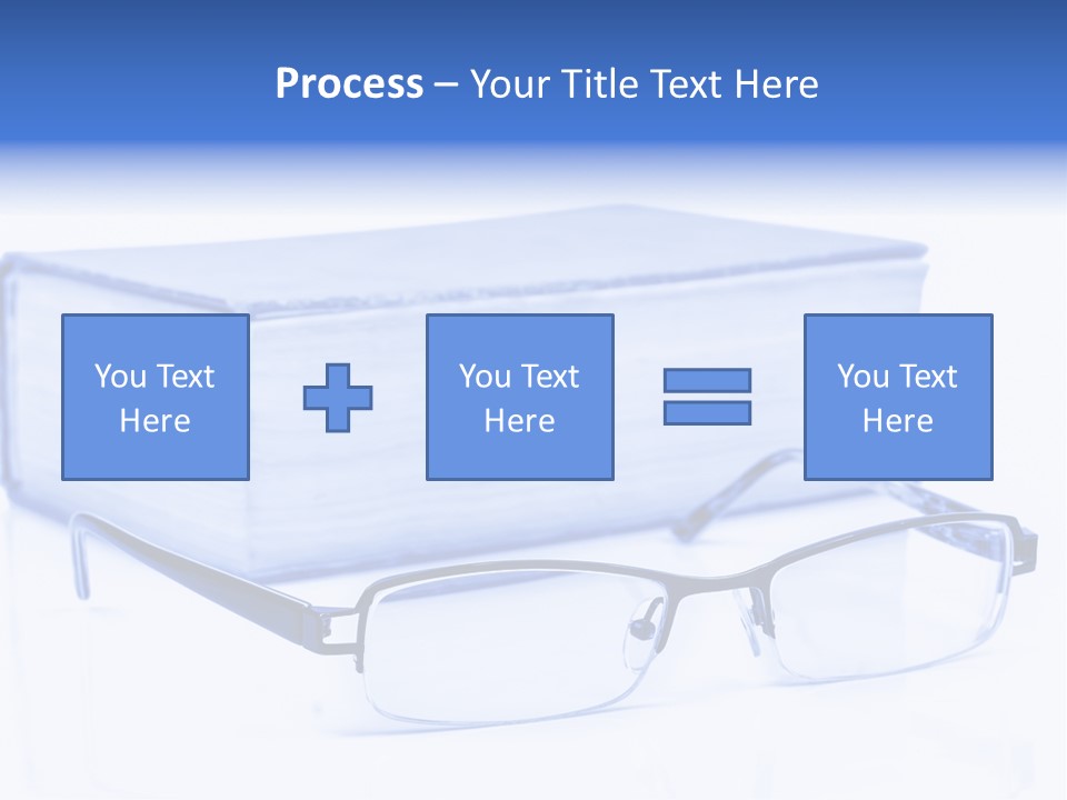 Close Spectacles Chinese PowerPoint Template