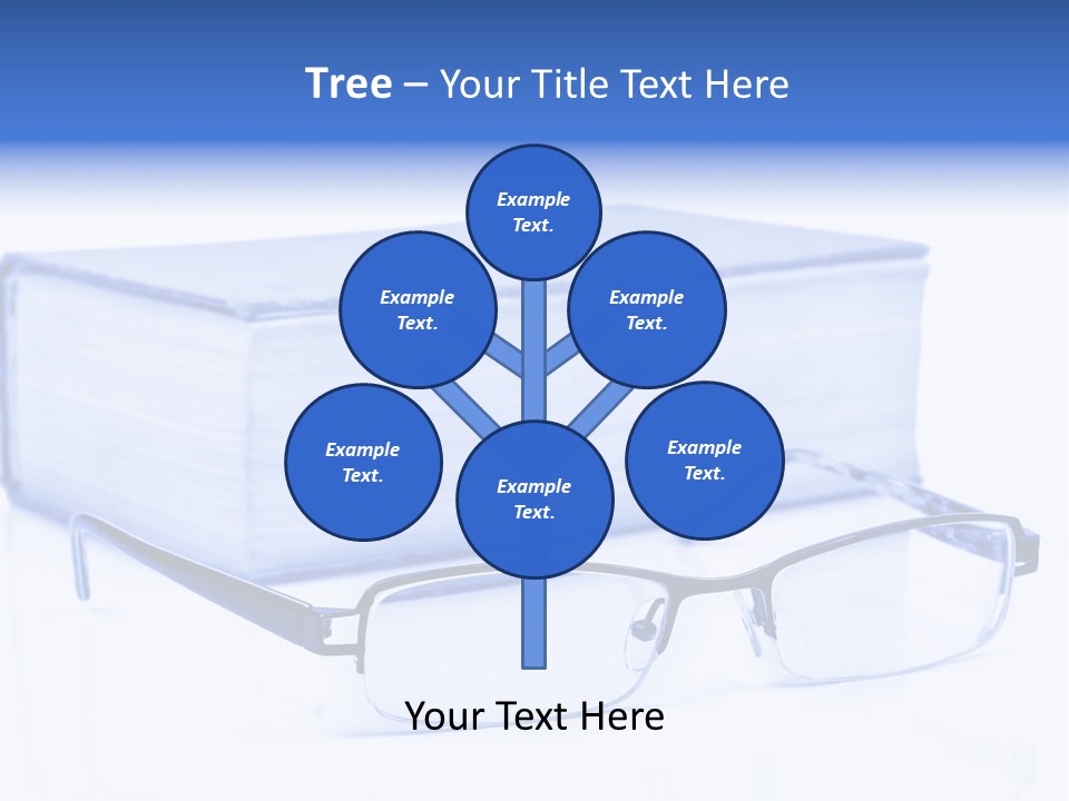 Close Spectacles Chinese PowerPoint Template