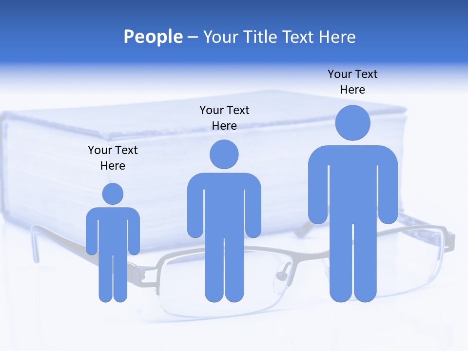 Close Spectacles Chinese PowerPoint Template