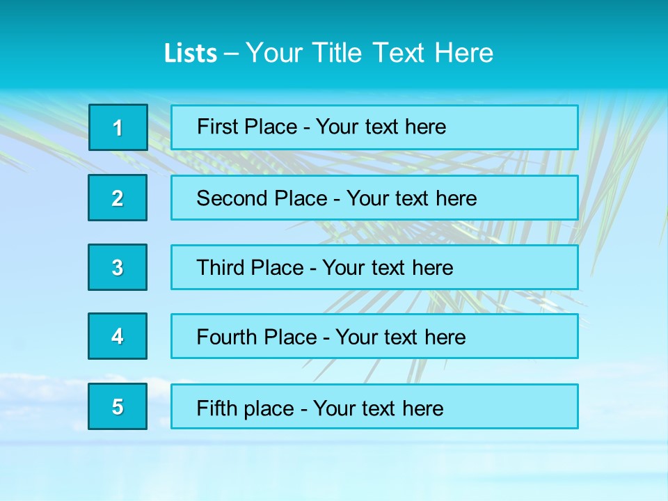 Ocean Fantasy Hawaii PowerPoint Template