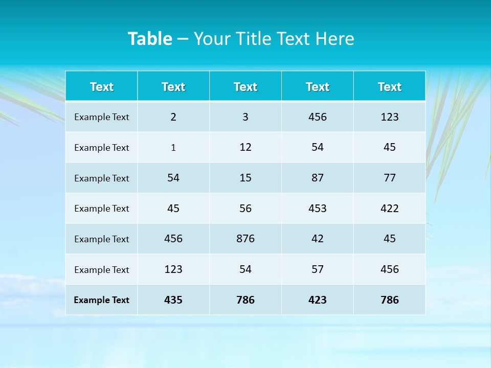 Ocean Fantasy Hawaii PowerPoint Template