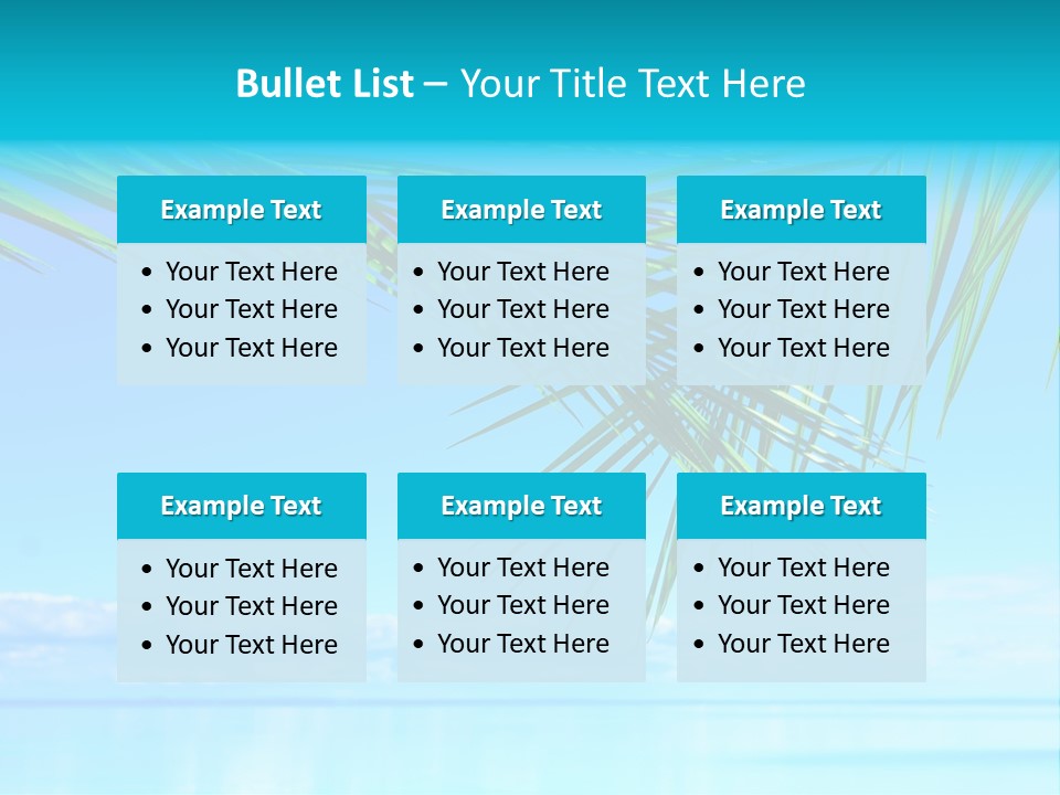 Ocean Fantasy Hawaii PowerPoint Template