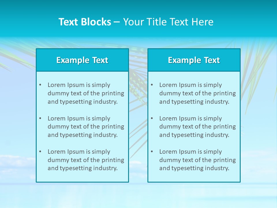 Ocean Fantasy Hawaii PowerPoint Template