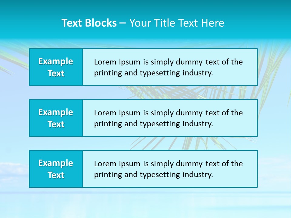 Ocean Fantasy Hawaii PowerPoint Template
