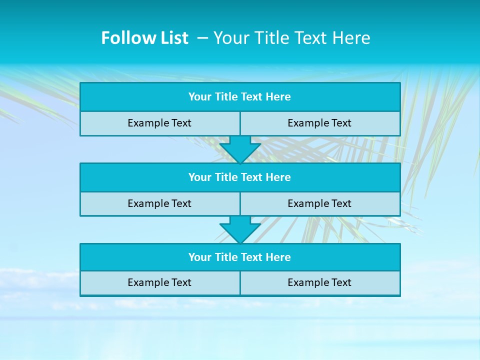 Ocean Fantasy Hawaii PowerPoint Template