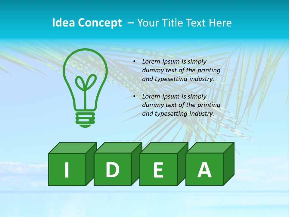 Ocean Fantasy Hawaii PowerPoint Template