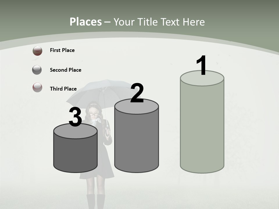 People Lady Sad PowerPoint Template