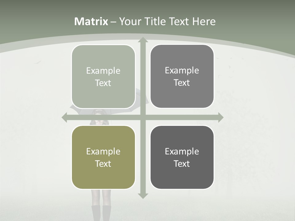 People Lady Sad PowerPoint Template