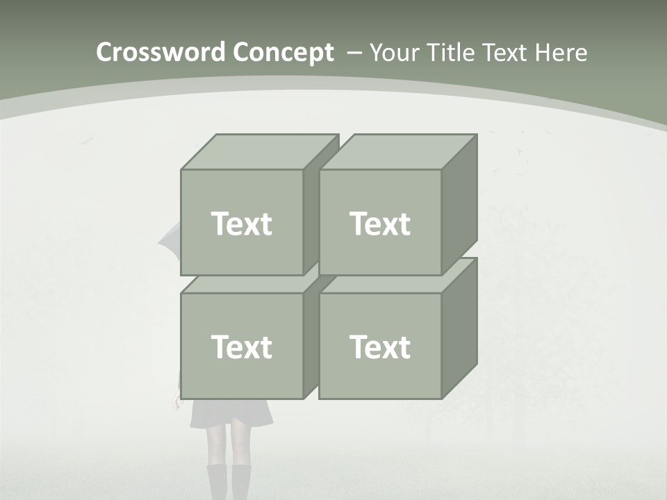 People Lady Sad PowerPoint Template