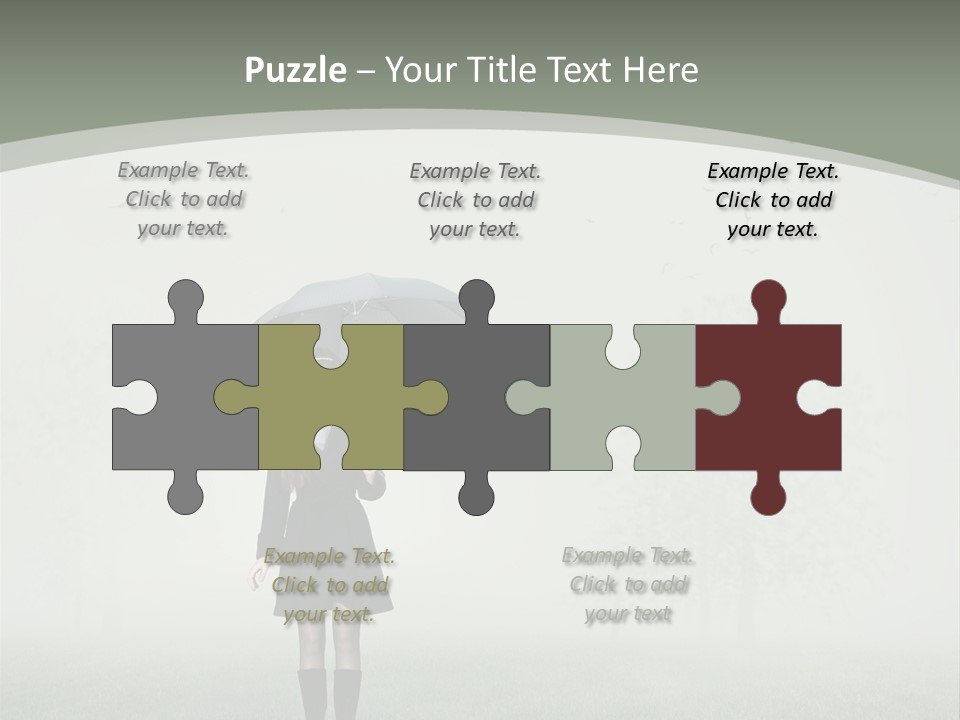 People Lady Sad PowerPoint Template