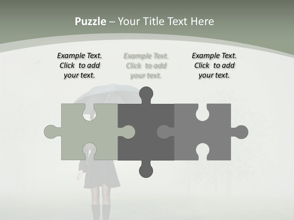 People Lady Sad PowerPoint Template