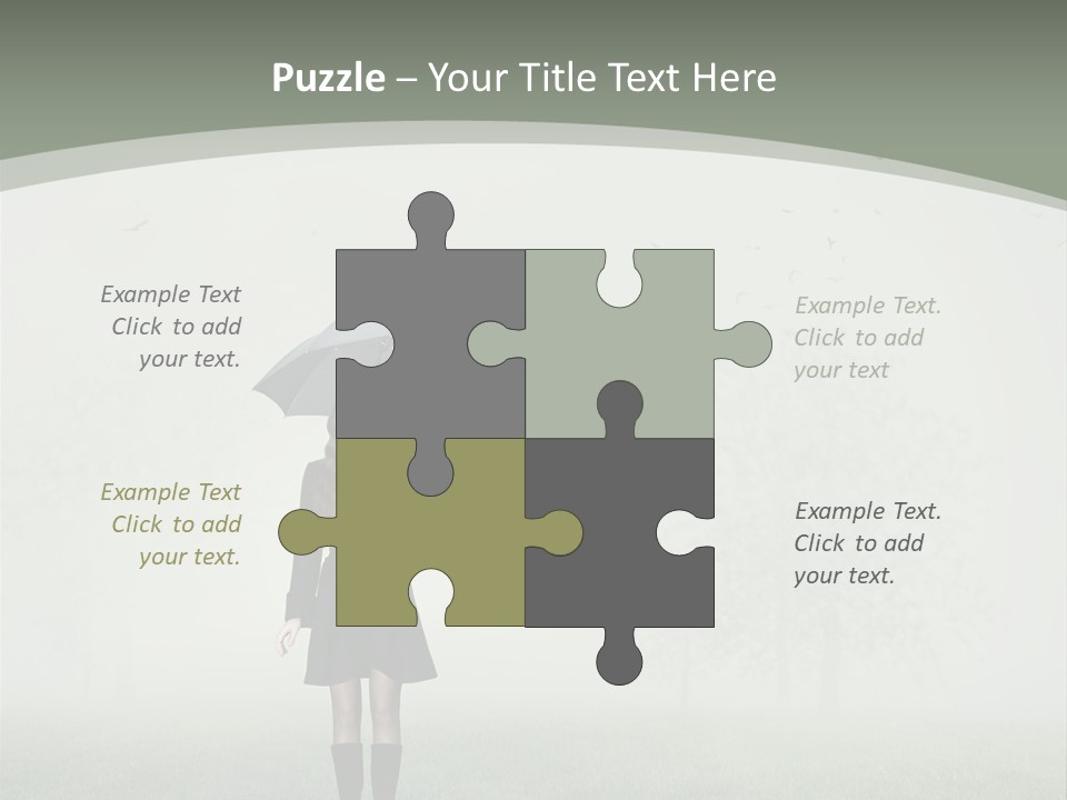 People Lady Sad PowerPoint Template