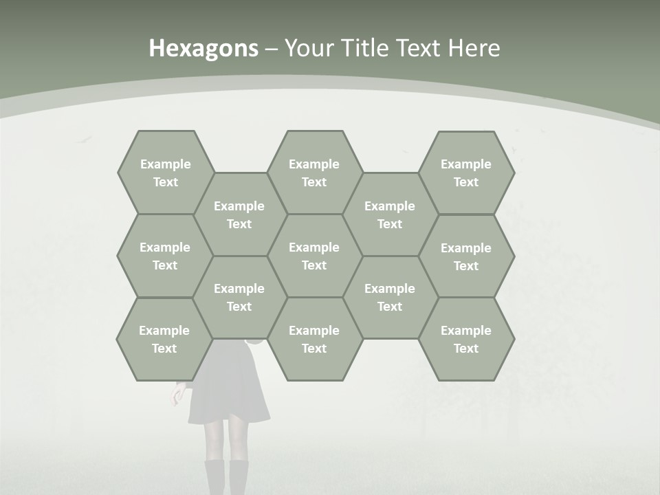 People Lady Sad PowerPoint Template