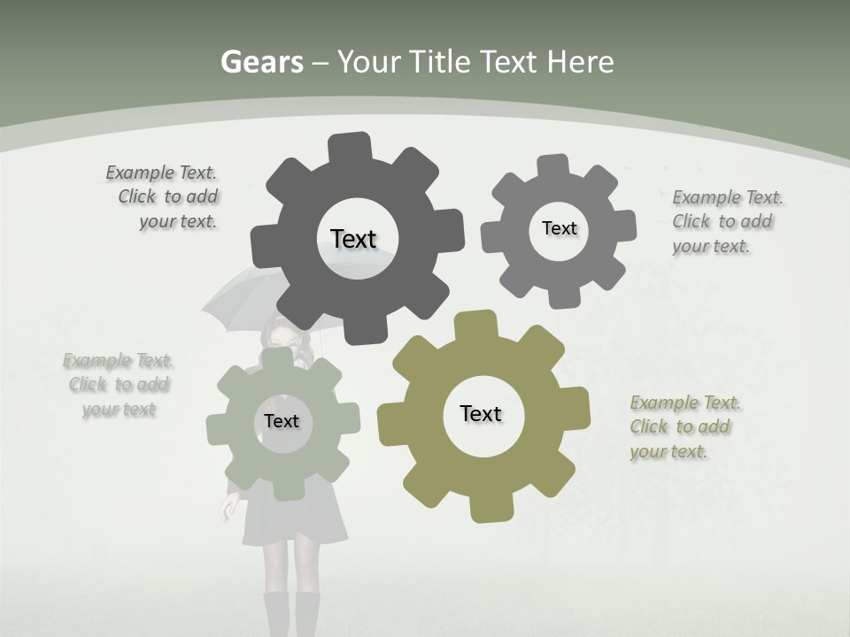 People Lady Sad PowerPoint Template