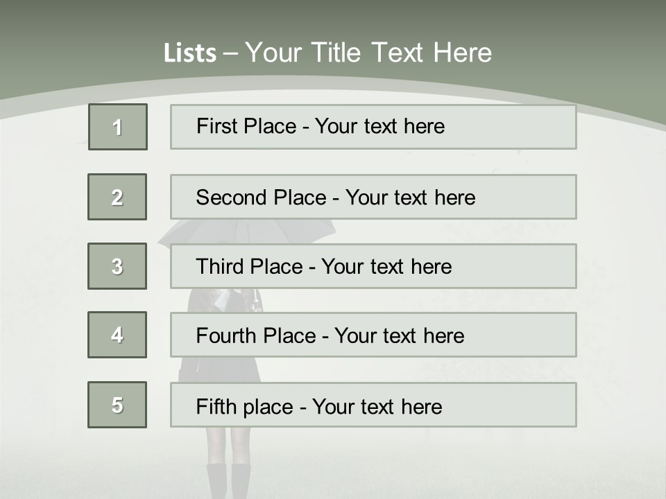 People Lady Sad PowerPoint Template