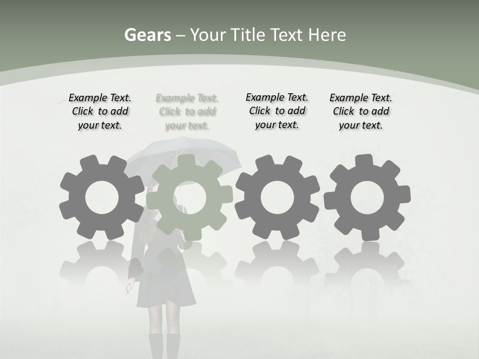 People Lady Sad PowerPoint Template