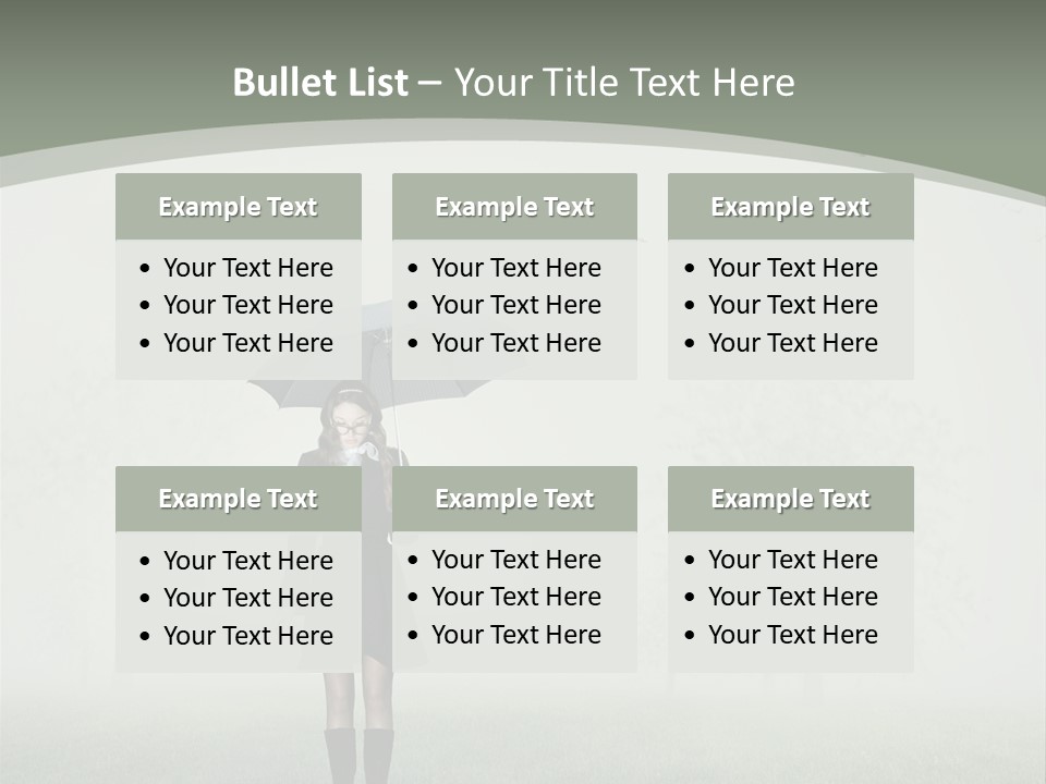 People Lady Sad PowerPoint Template