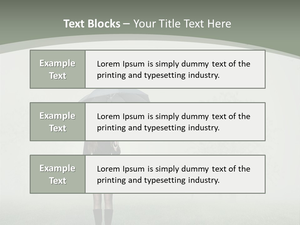 People Lady Sad PowerPoint Template