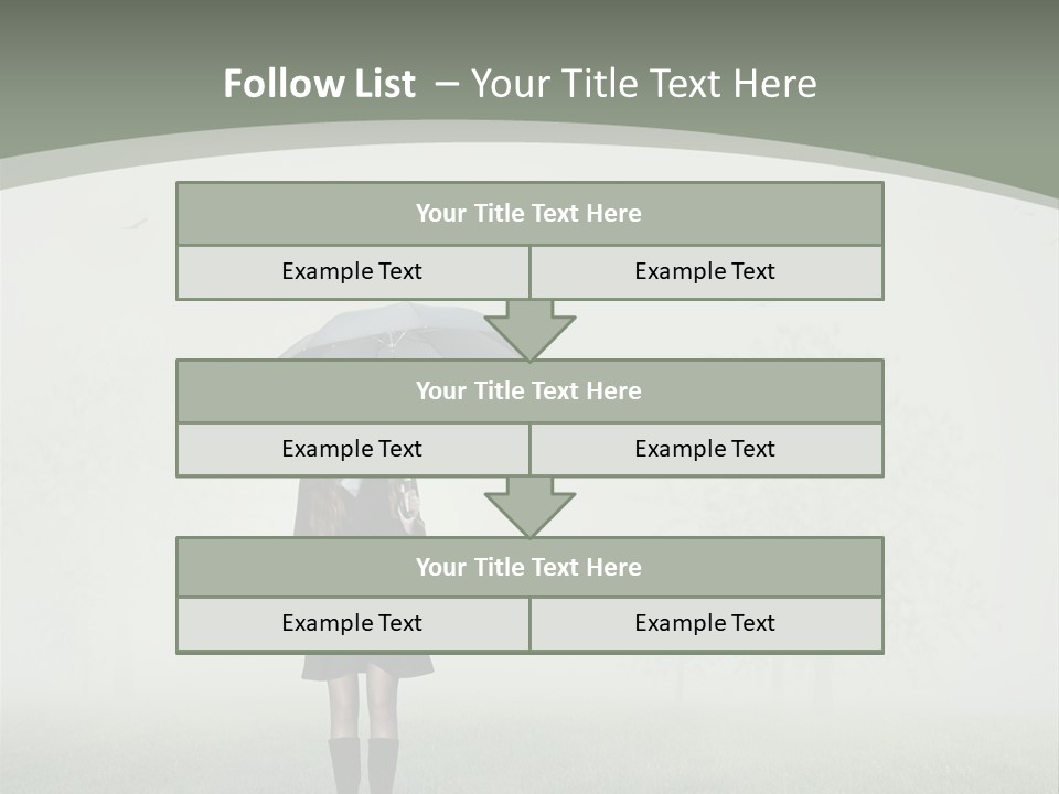 People Lady Sad PowerPoint Template
