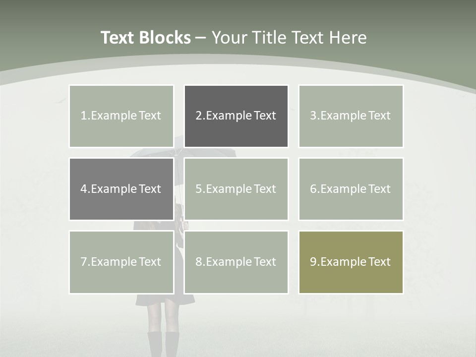 People Lady Sad PowerPoint Template