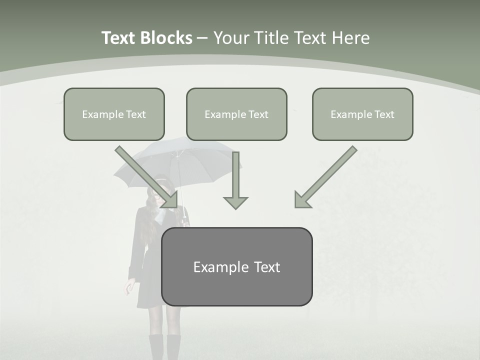 People Lady Sad PowerPoint Template