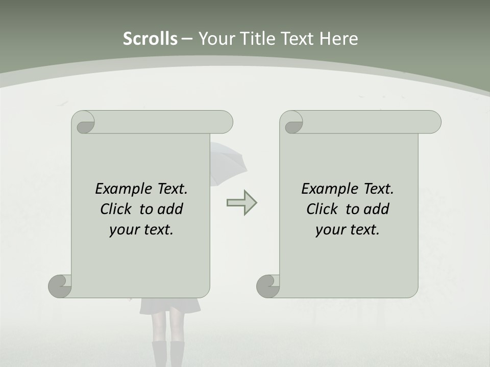 People Lady Sad PowerPoint Template