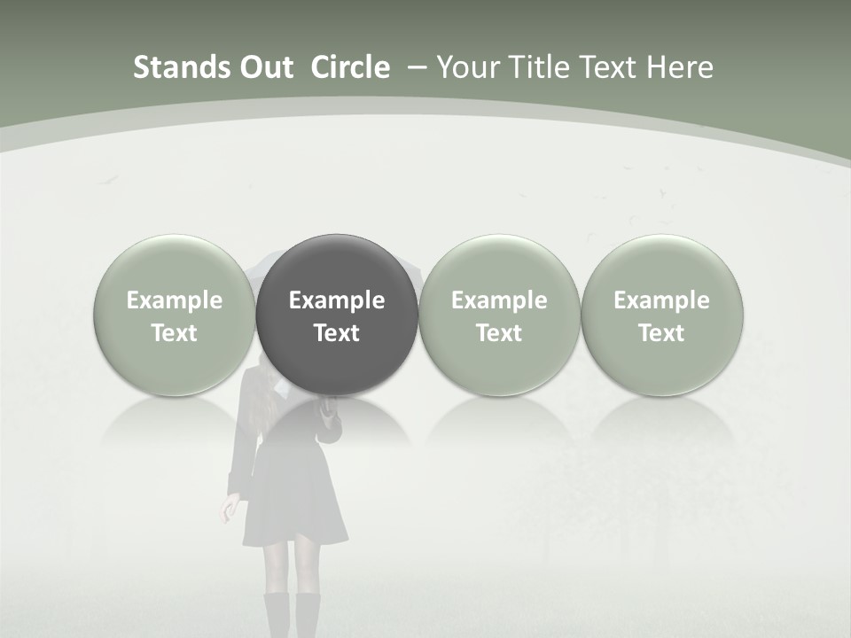 People Lady Sad PowerPoint Template