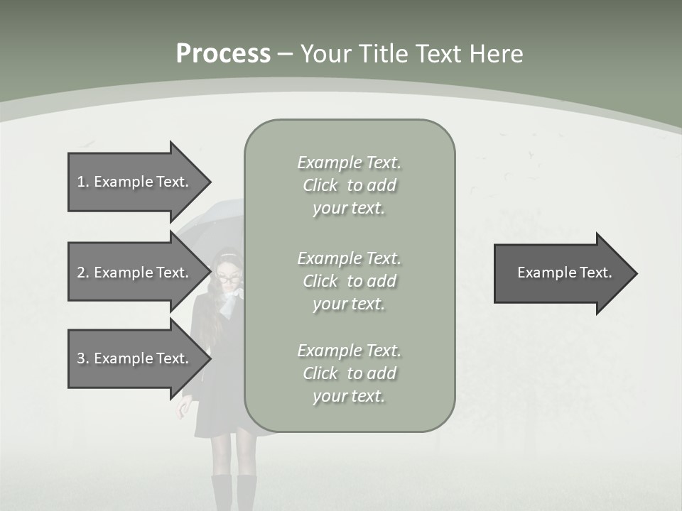People Lady Sad PowerPoint Template