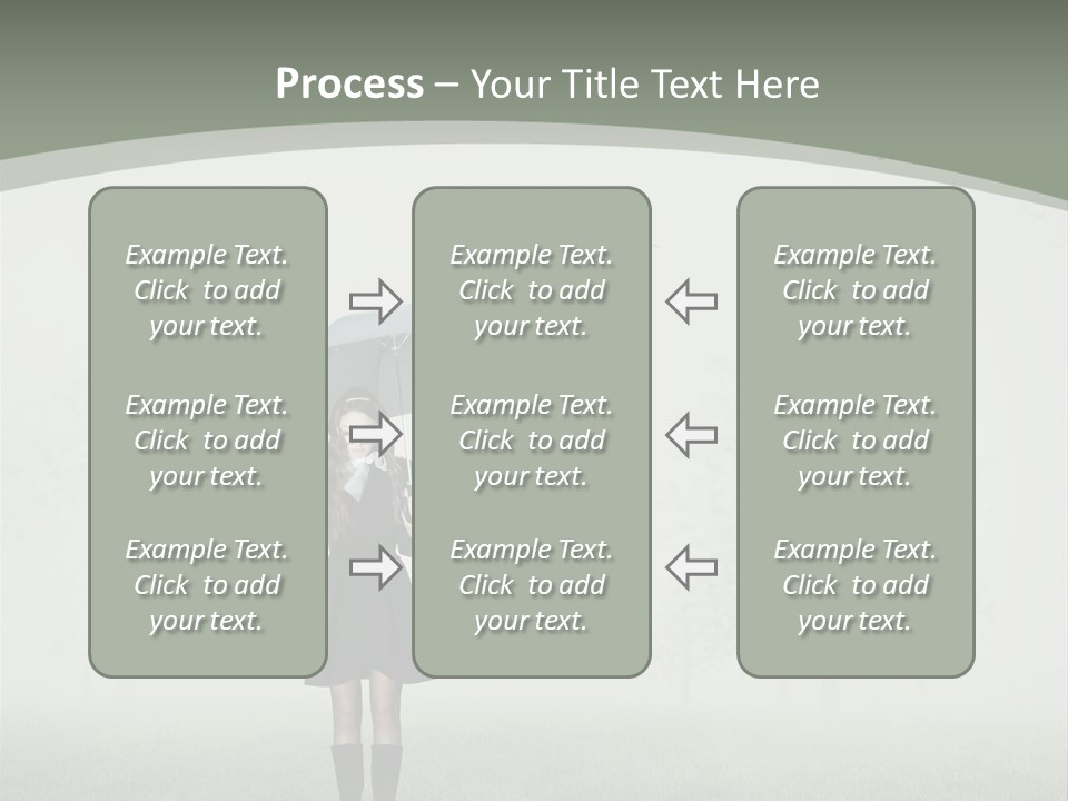 People Lady Sad PowerPoint Template