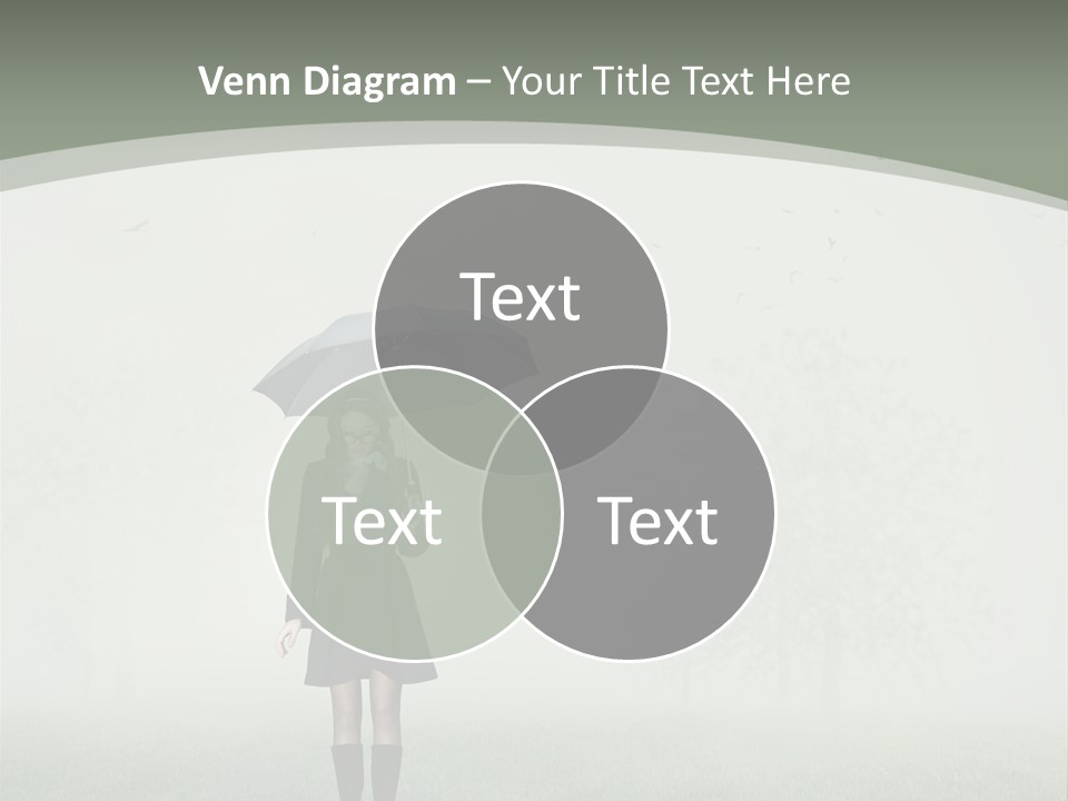 People Lady Sad PowerPoint Template