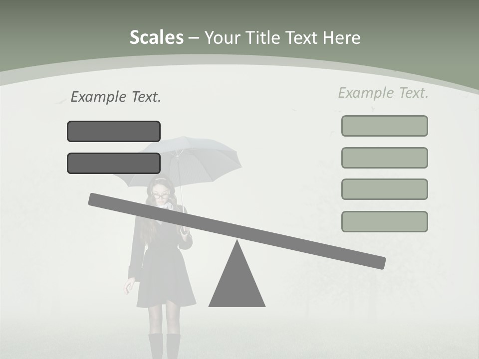 People Lady Sad PowerPoint Template