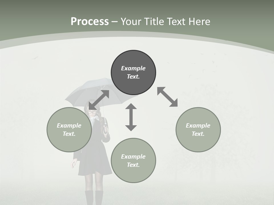 People Lady Sad PowerPoint Template