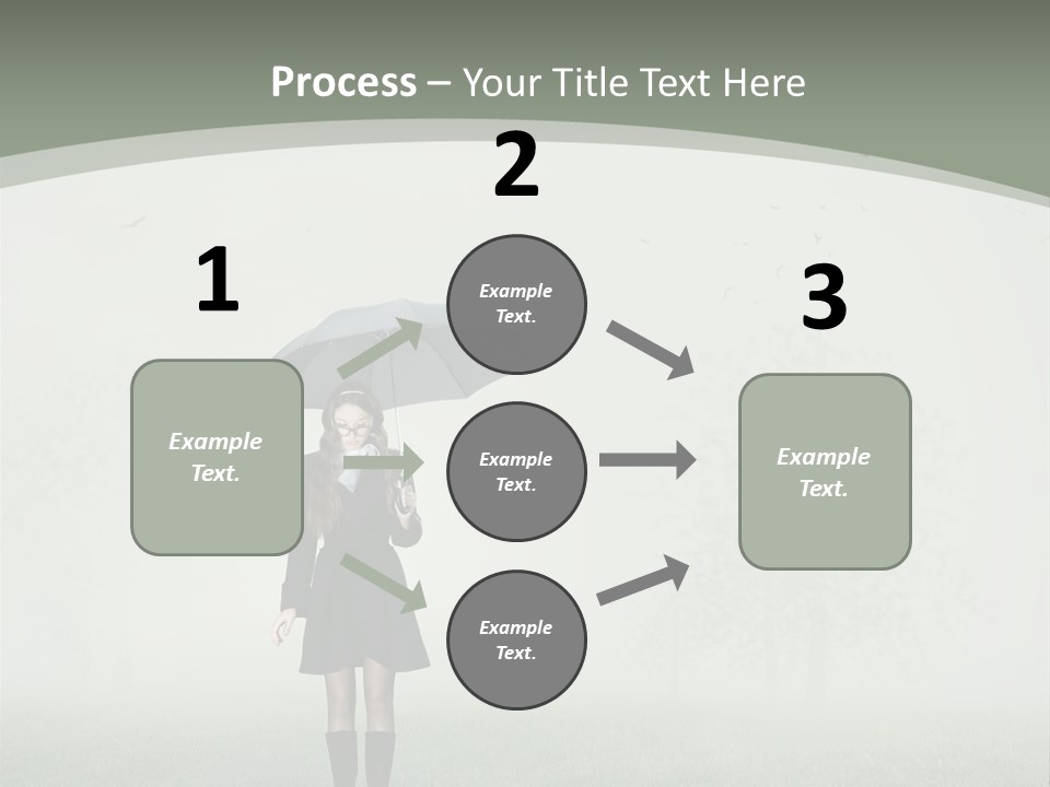 People Lady Sad PowerPoint Template